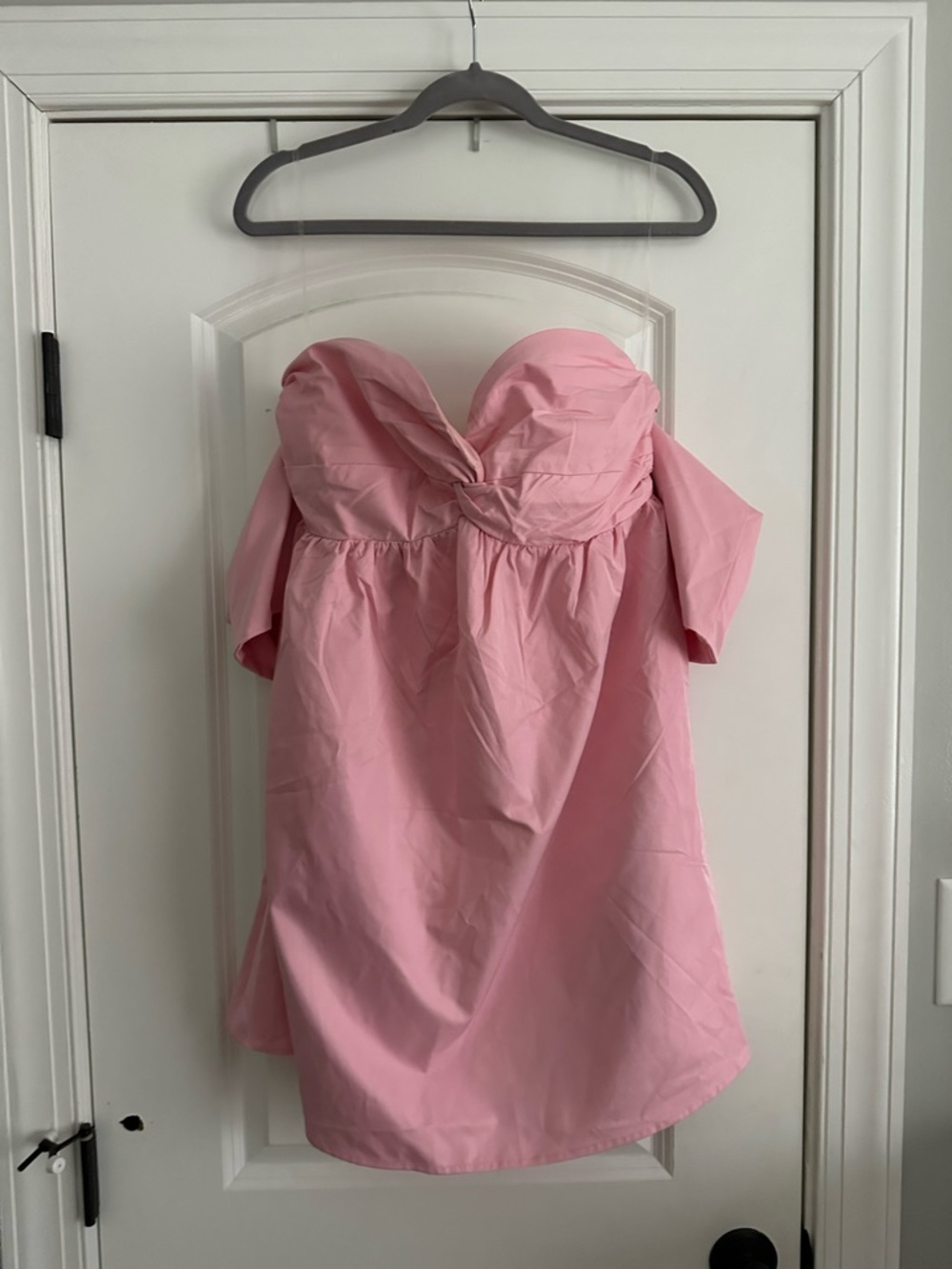 Women’s Pink Off-Shoulder Mini Dress